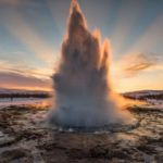 冰岛喷泉